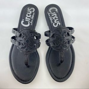 Sam Edelman Black Flip Flips Size 8.5